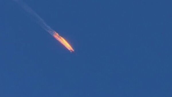 Le Su-24 russe, abattu près de la frontière turque en Syrie - Sputnik Afrique