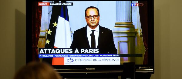 François Hollande s'adresse à la nation le 13 novembre 2015 - Sputnik Afrique