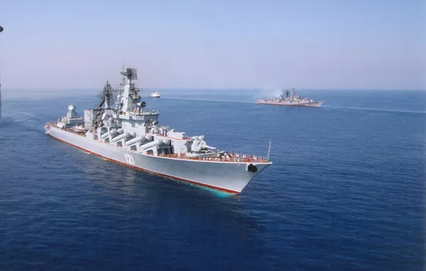 Le croiseur lance-missiles Moskva Le croiseur lance-missiles Moskva - Sputnik Afrique