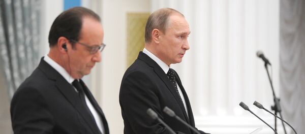 Poutine et Hollande prônent une large coalition contre l'Etat islamique - Sputnik Afrique