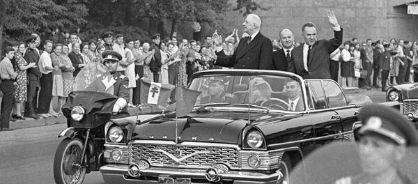 Charles de Gaulle and Alexei Kosygin Charles de Gaulle and Alexei Kosygin - Sputnik Afrique