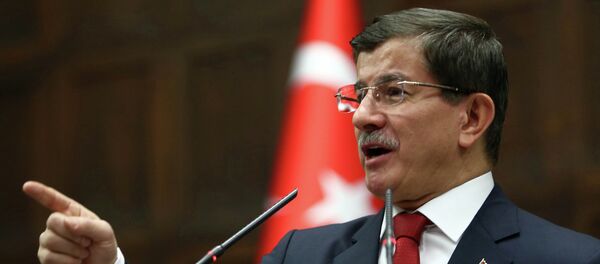 Turkey's Prime Minister Ahmet Davutoglu - Sputnik Afrique