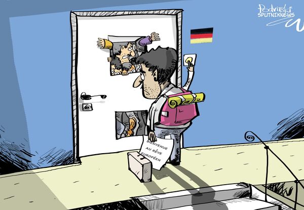 Les immigrés allemands nesouhaitent pas plus de migrants - Sputnik Afrique