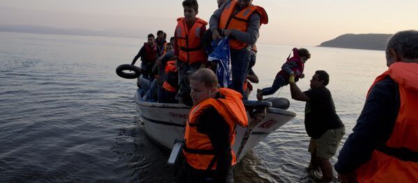 Les réfugiés syriens en Grèce - Sputnik Afrique