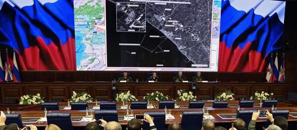 La conférence de presse du ministère de la Défense russe, Moscou, Dec. 2, 2015. La conférence de presse du ministère de la Défense russe, Moscou, Dec. 2, 2015. - Sputnik Afrique