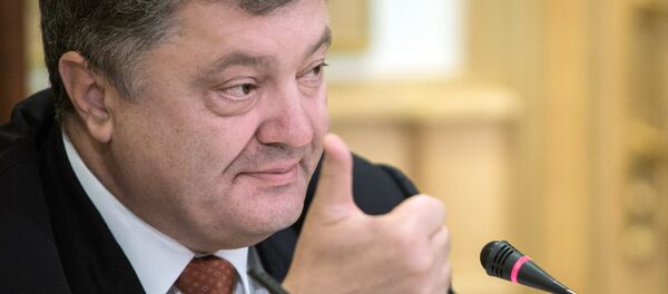 Le président ukrainien Piotr Porochenko - Sputnik Afrique