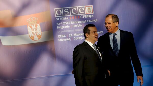 Sergueï Lavrov et Ivica Dacic, Dec. 3, 2015. - Sputnik Afrique