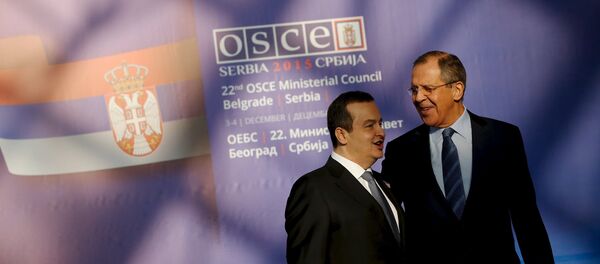 Sergueï Lavrov et Ivica Dacic, Dec. 3, 2015. - Sputnik Afrique