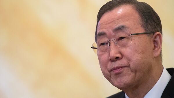 Le secrétaire général des Nations unies, Ban Ki-moon - Sputnik Afrique