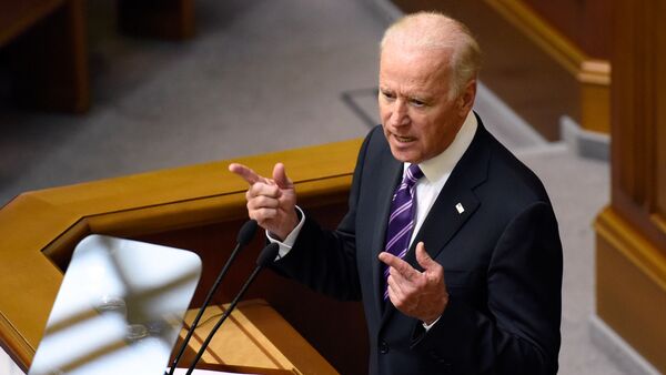 Vice President of the United States Joe Biden speaks at Ukraine's Verkhovna Rada meeting - Sputnik Afrique