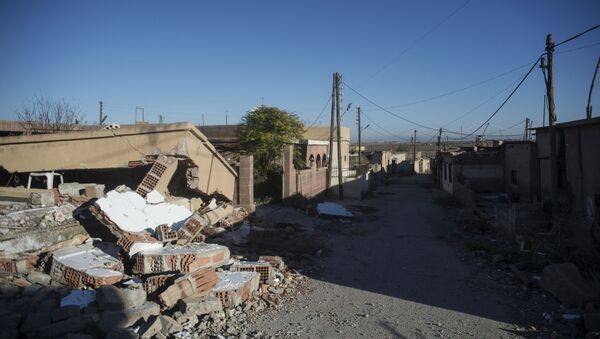 Un village détruit par Daech dans le nord-est de la Syrie - Sputnik Afrique