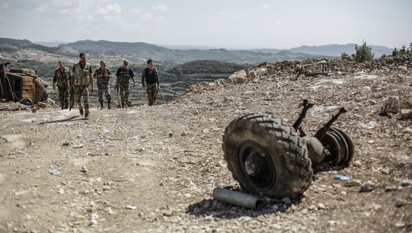 Soldats de l'armée syrienne près de la frontière turque - Sputnik Afrique