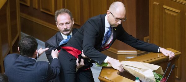 premier ministre ukrainien Arseni Iatseniouk - Sputnik Afrique