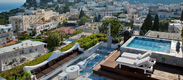 L'hôtel Capri Tiberio Palace, île de Capri, Italie - Sputnik Afrique