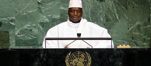 Le président gambien Yahya Jammeh - Sputnik Afrique