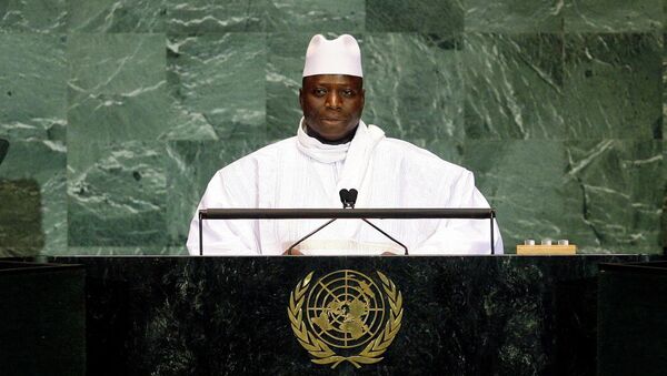 Le président gambien Yahya Jammeh - Sputnik Afrique