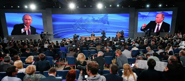 Grande conférence de presse de Vladimir Poutine - Sputnik Afrique