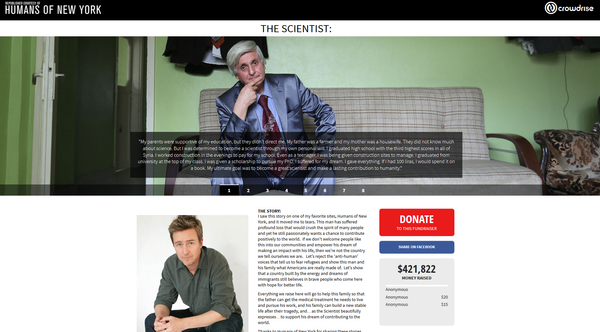 L’histoire du réfugié a été publié par le photographe et blogueur Brandon Stanton sous le titre 'The Scientist' L’histoire du réfugié a été publié par le photographe et blogueur Brandon Stanton sous le titre 'The Scientist' - Sputnik Afrique