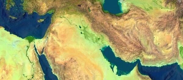 La carte du Proche-Orient - Sputnik Afrique