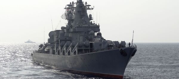 Navire de guerre russe en Méditerranée - Sputnik Afrique