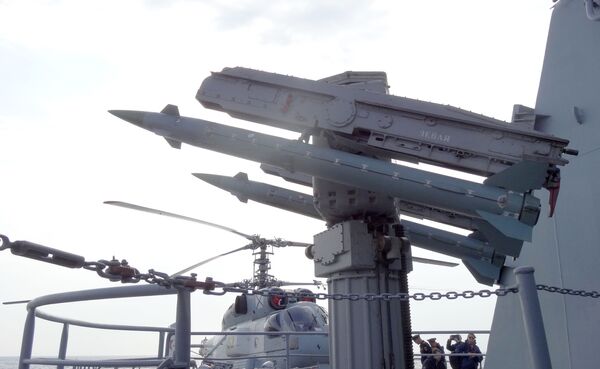 Le croiseur russe Moskva en mission en Syrie - Sputnik Afrique