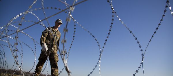 la clôture à la frontière slovéno-croate - Sputnik Afrique