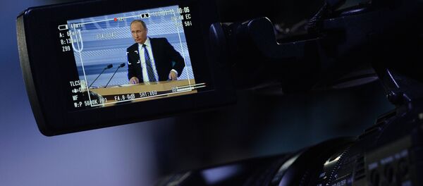 Jahrespressekonferenz von Russlands Präsident Wladimir Putin - Sputnik Afrique