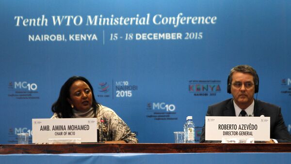 La dixième conférence ministérielle de l'OMC à Nairobi - Sputnik Afrique