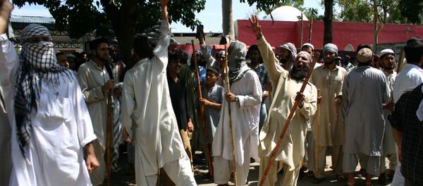 Противостояние радикальных исламистов и сил  правопорядка в Исламабаде - Sputnik Afrique