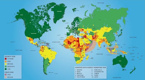 World Threat Map - Sputnik Afrique