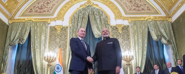 Vladimir Poutine et Narendra Modi - Sputnik Afrique