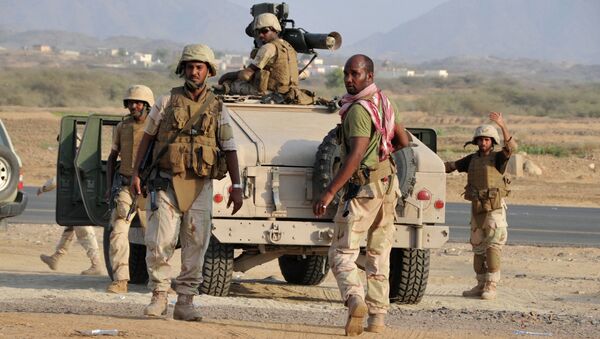 Des soldats saoudiens près de la frontière yéménite - Sputnik Afrique