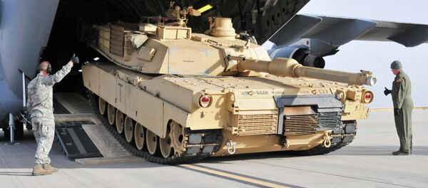 Le char américain M1 Abrams - Sputnik Afrique