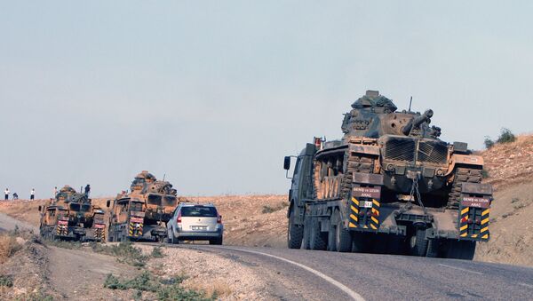 Des chars turcs près de la frontière turco-irakienne - Sputnik Afrique