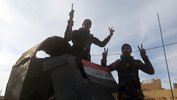 Membres des forces d'élite antiterroristes irakiennes à Ramadi - Sputnik Afrique