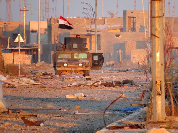 Militaires irakiens dans la ville libérée de Ramadi - Sputnik Afrique