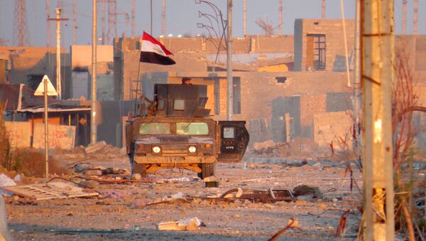 Боец иракских контртеррористических сил в Эль-Рамади - Sputnik Afrique
