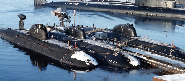 La base de sous-marins de la Flotte du Nord russe. Archive photo - Sputnik Afrique
