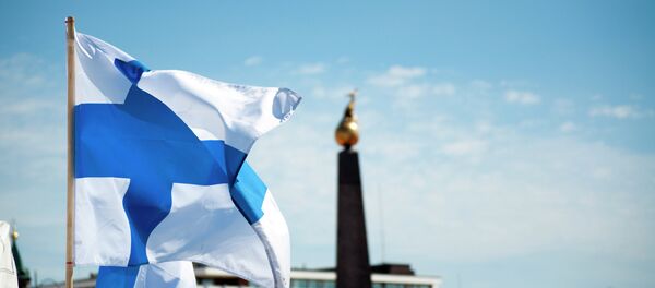 Drapeau finlandais - Sputnik Afrique