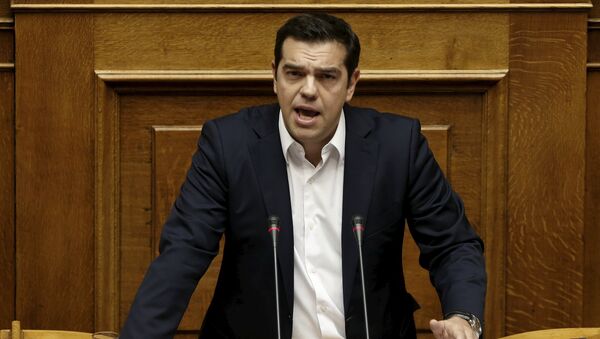 Le premier ministre grec Alexis Tsipras - Sputnik Afrique