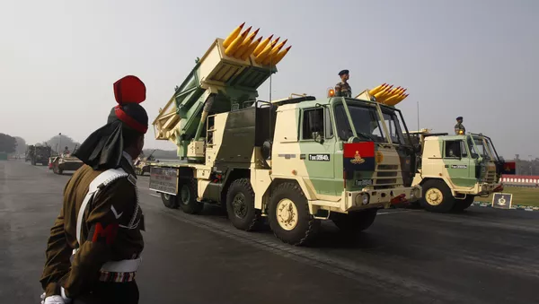 Le LRM indien Pinaka I (archives) - Sputnik Afrique