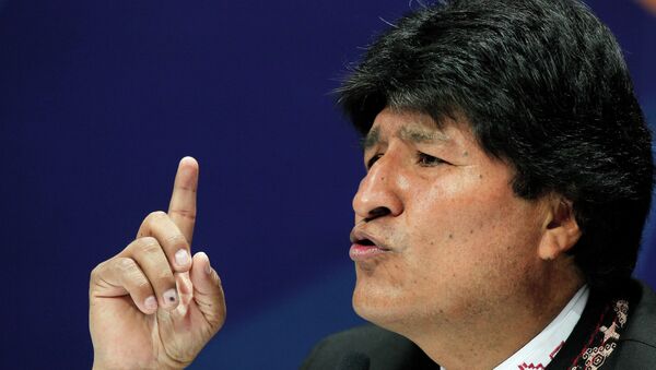 Président bolivien Evo Morales - Sputnik Afrique