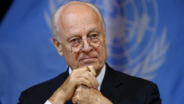 Le Secrétaire général des Nations unies sur la Syrie Staffan de Mistura - Sputnik Afrique