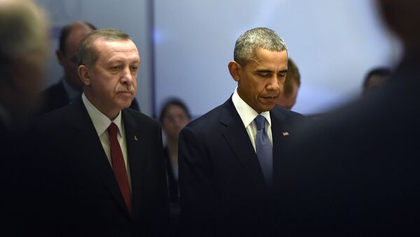U.S President Barack Obama and Turkey’s President Recep Tayyip Erdogan - Sputnik Afrique
