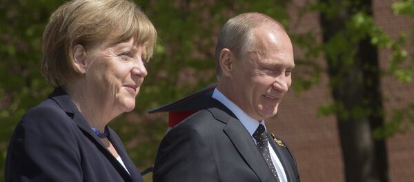 Angela Merkel et Vladimir Poutine. Archive photo Angela Merkel et Vladimir Poutine. Archive photo - Sputnik Afrique