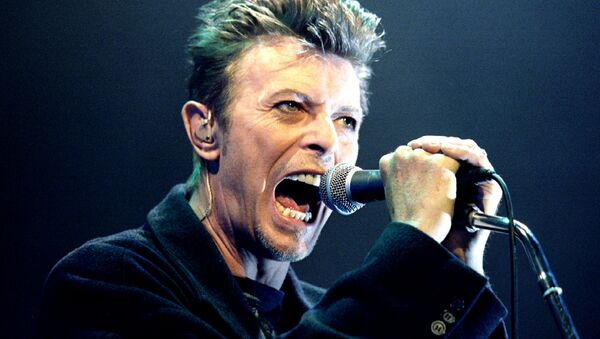 David Bowie performs during a concert in Vienna, Austria in this February 4, 1996 file photo - Sputnik Afrique