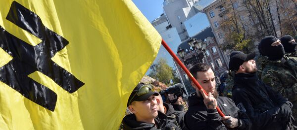 Les militants du régiment ukrainien Azov - Sputnik Afrique