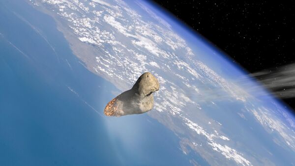 Un asteroid pasa cerca de la atmósfera de la Tierra (gráfica) - Sputnik Afrique
