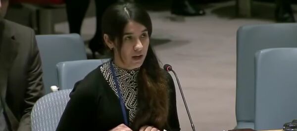 Nadia Murad Basee Taha, capture d'écran de Twitter Nadia Murad Basee Taha, capture d'écran de Twitter - Sputnik Afrique
