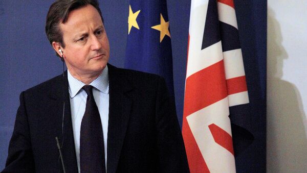 Le premier-ministre britannique David Cameron - Sputnik Afrique